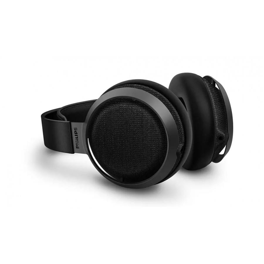 Casti Philips Fidelio Supraauriculare, Design Deschis, Finisaj Piele/metal, Cablu Detasabil 3 M, Diametru 50 Mm, Magnet Neodim, Diafragma Lmc, Negru