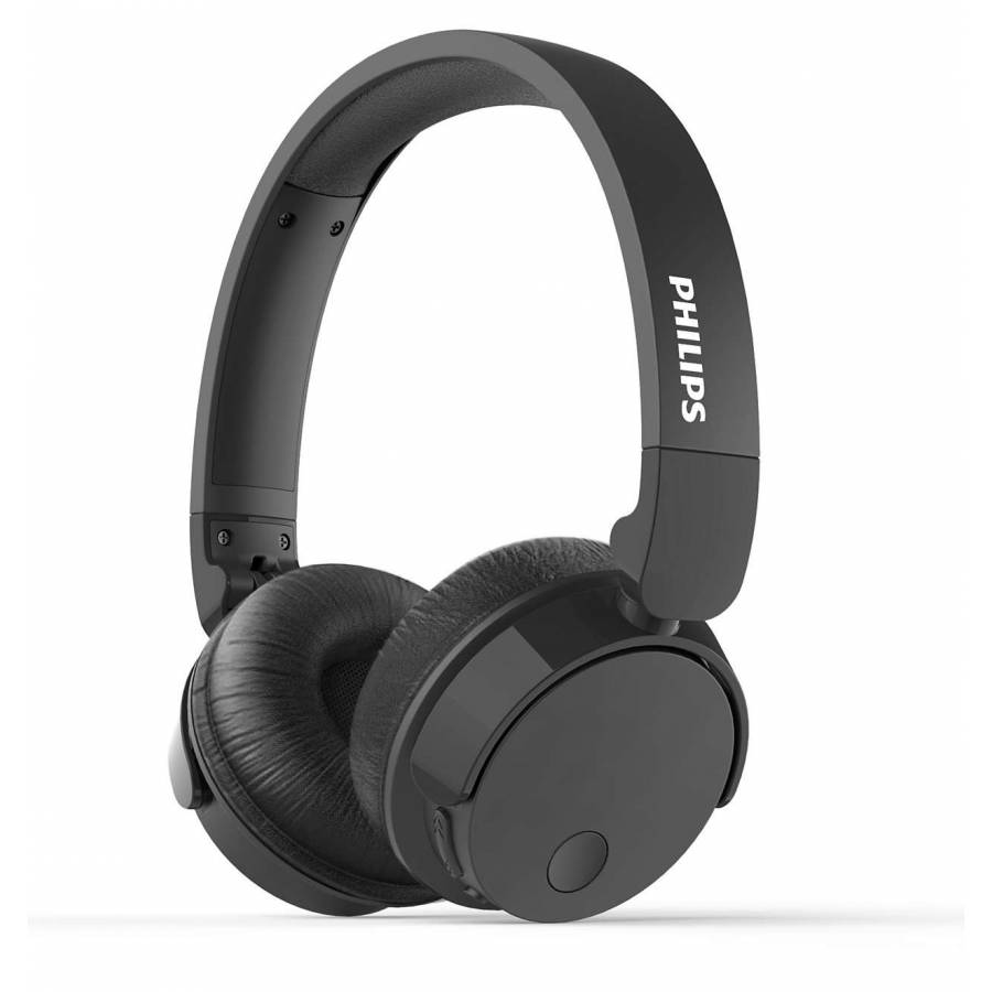Casti Philips Over-ear Wireless Cu Bluetooth, Pernute Moi, Difuzoare 32 Mm, Supraauriculare, Sensibilitate 92 Db, 32 Ohm, Microfon Incorporat, Cablu Usb, Negru