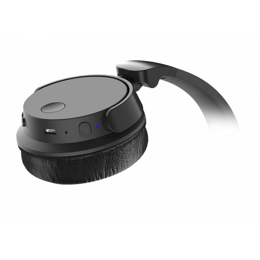Casti Philips Over-ear Wireless Cu Bluetooth, Pernute Moi, Difuzoare 32 Mm, Supraauriculare, Sensibilitate 92 Db, 32 Ohm, Microfon Incorporat, Cablu Usb, Negru
