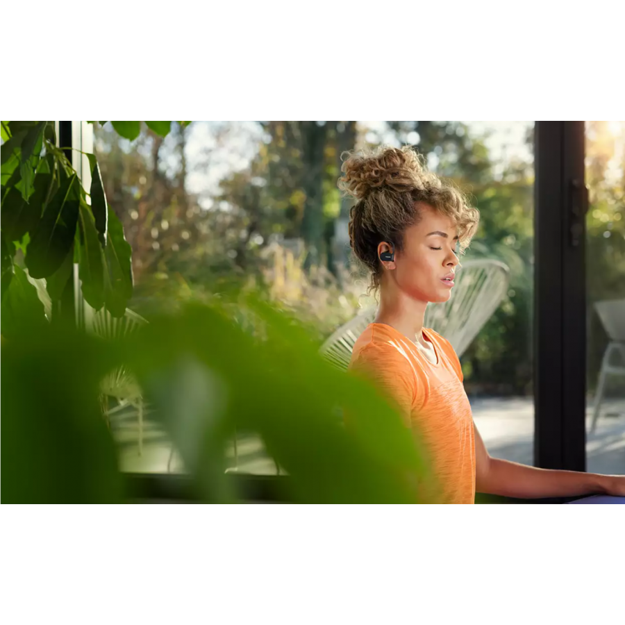 Casti Philips Wireless Pentru Sport, Difuzoare 6 Mm, Bluetooth, Microfon Incorporat, Baterie Litiu-ion, Incarcare 2 Ore, Autonomie 20 H, 16 Ohm, Negru