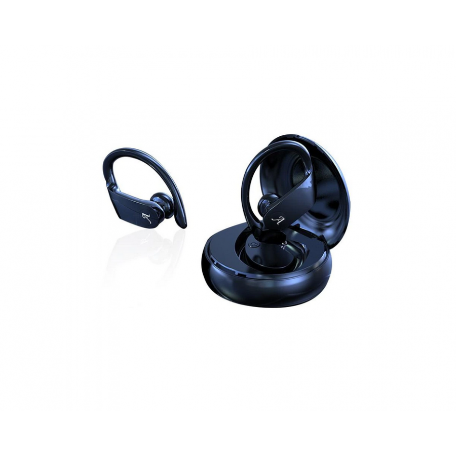 Casti Wireles Bluetooth Cu Design Placut Klausstech, Incarcare 2h, Functionare 4h, Hd Voice, Microfon, Control Volum, Negru