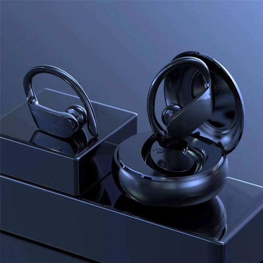 Casti Wireles Bluetooth Cu Design Placut Klausstech, Incarcare 2h, Functionare 4h, Hd Voice, Microfon, Control Volum, Negru