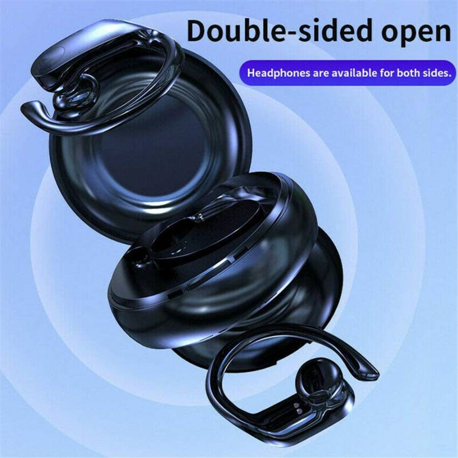 Casti Wireles Bluetooth Cu Design Placut Klausstech, Incarcare 2h, Functionare 4h, Hd Voice, Microfon, Control Volum, Negru