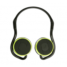 Casti Wireless Bluetooth Klausstech, Autonomie 4h, Semnal Wireless 15 M, Design Ergonomic, Standby 100h, Acumulator Polymer Lithium, Negru/verde