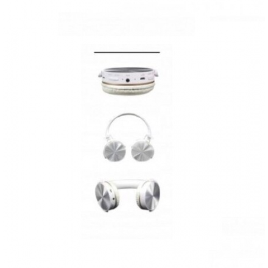 Casti Wireless Klausstech Cu Bluetooth, Frecventa 20 - 2000 Hz, Super Bass, Reducere Zgomot, Superbass, Microfon, Impedanta 32 Ohmi, 114 Db, Alb