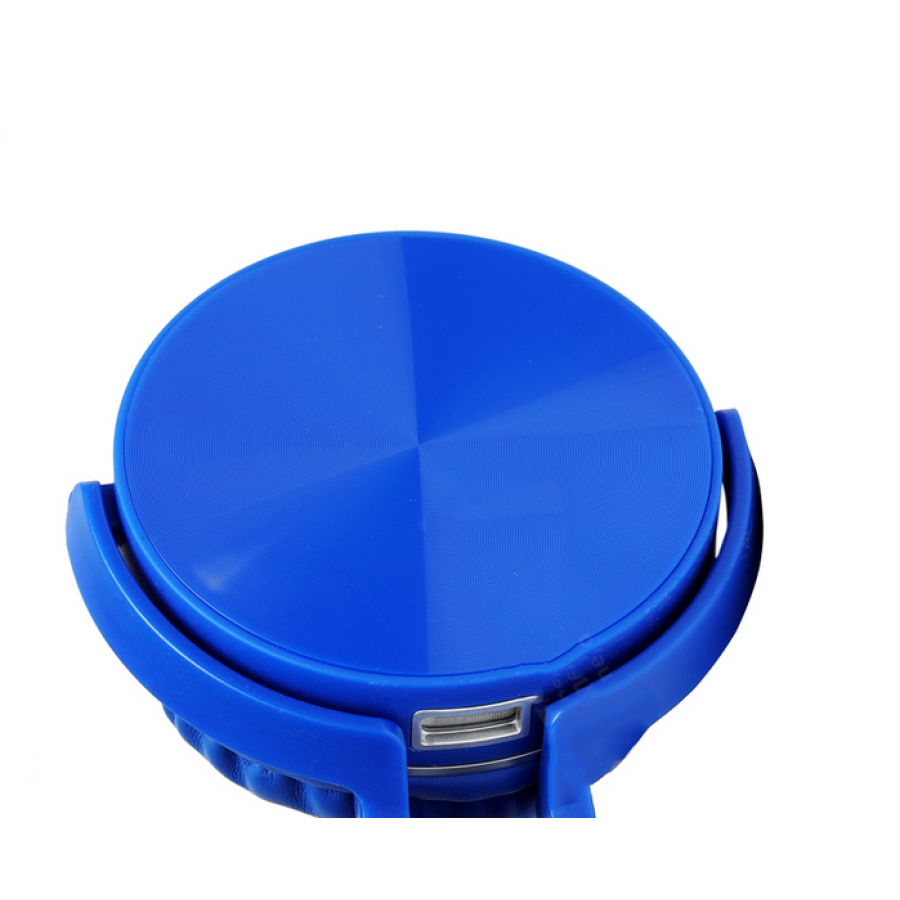 Casti Wireless Klausstech Cu Bluetooth, Radio Fm, Super Bass, Reducere Zgomot, Microfon Incorporat, 32 Ohmi, Sensibilitate 114 Db, 20 - 2000 Hz, Albastru