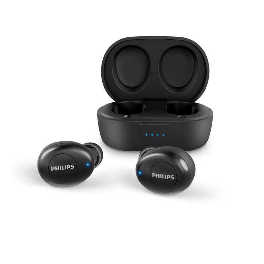 Casti Wireless Philips Cu Design Inchis, Difuzoare De 6mm, Bluetooth 5.1, Microfon Integrat, Baterie Litiu-ion, 90 Db, Gestionare Apeluri, Negru