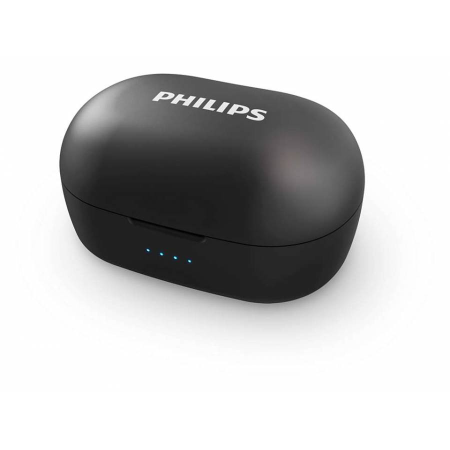 Casti Wireless Philips Cu Design Inchis, Difuzoare De 6mm, Bluetooth 5.1, Microfon Integrat, Baterie Litiu-ion, 90 Db, Gestionare Apeluri, Negru
