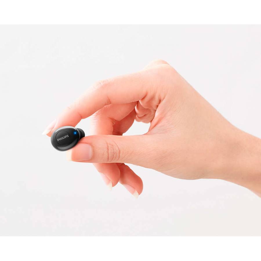 Casti Wireless Philips Cu Design Inchis, Difuzoare De 6mm, Bluetooth 5.1, Microfon Integrat, Baterie Litiu-ion, 90 Db, Gestionare Apeluri, Negru