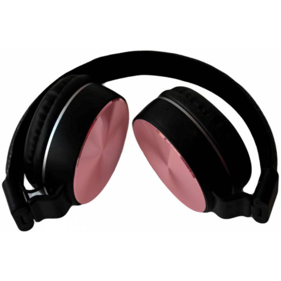 Casti Klausstech Wireless Stereo, Bluetooth, Cu Microfon Si Cablu Detasabil, Negru Cu Rosu