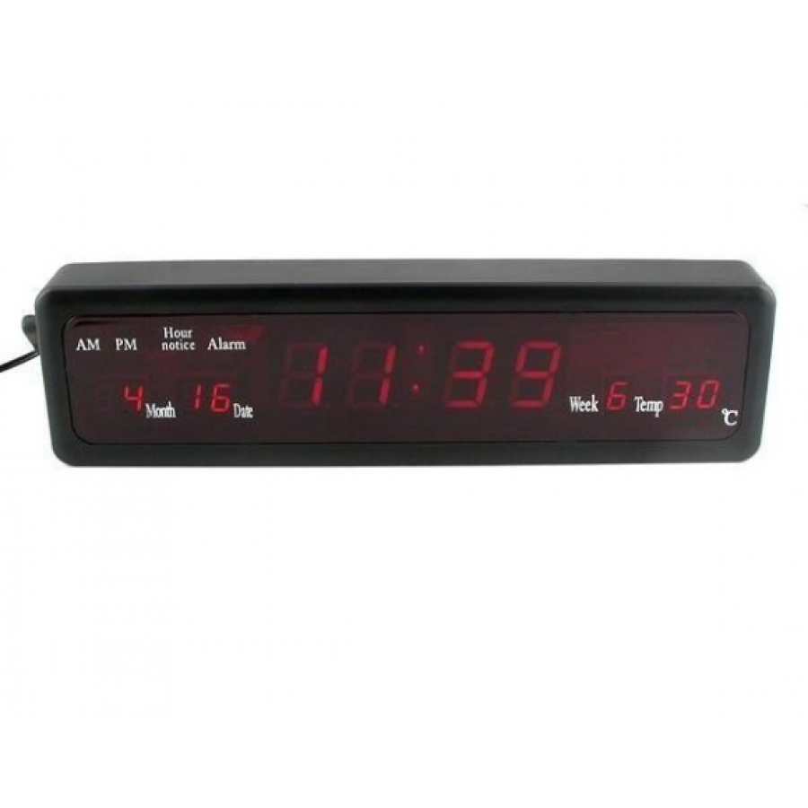 Ceas De Birou Klausstech, Display Digital, Afiseaza Ceasul, Temperatura, Data, Functie De Alarma, Usor De Setat, Alimentare Prin Usb, Design Modern, Negru