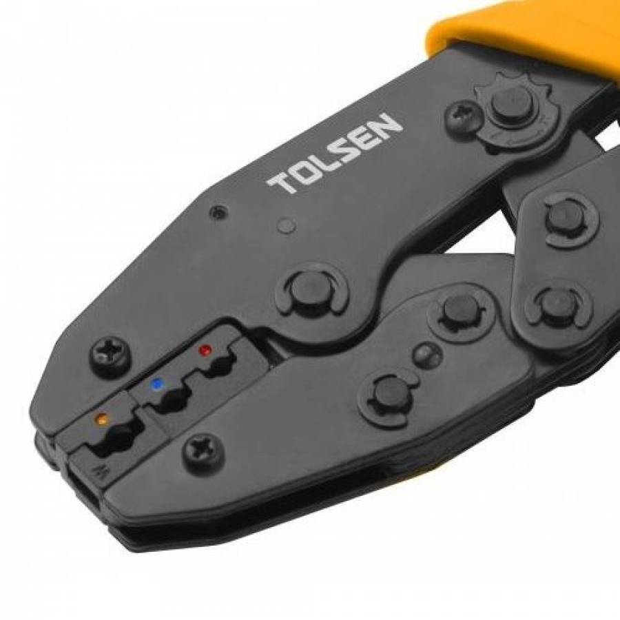 Cleste De Sertizare Profesional, Compact, Negru/galben