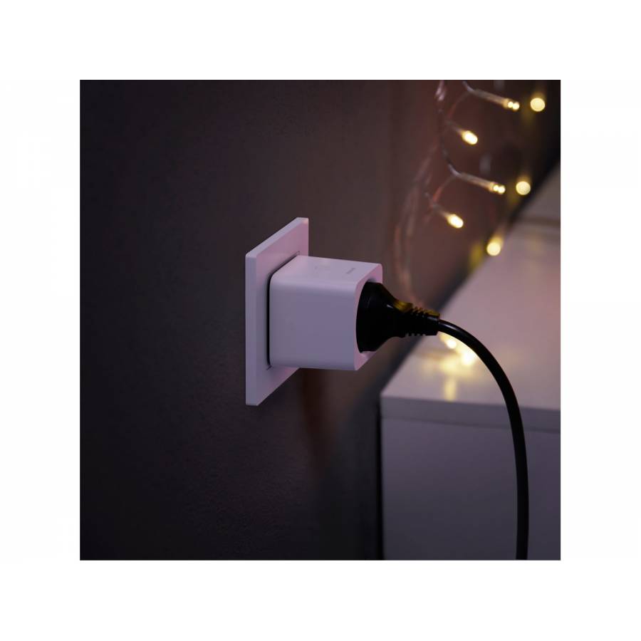 Conector Inteligent Philips Cu Clasa De Protectie Ip20, Compatibilitate Bluetooth, 2401 - 2483.5 Mhz, Amazon Alexa / Google Asistent / Apple Homekit / Microsoft Cortana, Alb