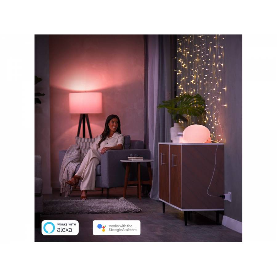 Conector Inteligent Philips Cu Clasa De Protectie Ip20, Compatibilitate Bluetooth, 2401 - 2483.5 Mhz, Amazon Alexa / Google Asistent / Apple Homekit / Microsoft Cortana, Alb