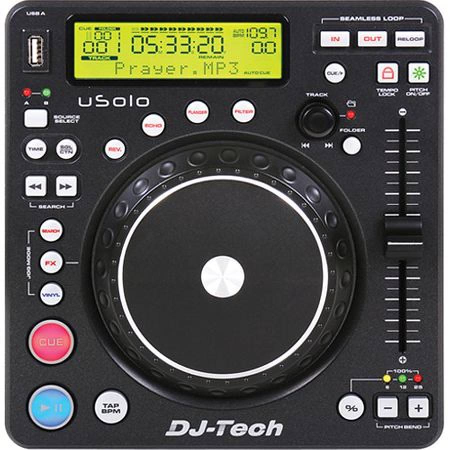 Consola Compacta Dj Ibiza Cu Usb , Efecte Dsp , Usb Dual , 4 Moduri Jog Multifunctionale , Contor Auto