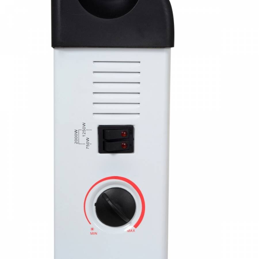 Convector Electric, Pozitionare Pe Pardoseala, Pentru Incaperi Pana La 10m², Diferite Trepte De Incalzire, Putere De 2000w, Usor De Folosit, Alb