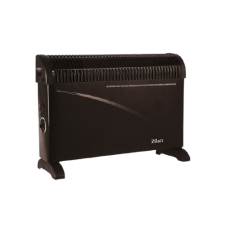 Convector Electric, Pozitionare Pe Pardoseala, Pentru Incaperi Pana La 10m², Diferite Trepte De Incalzire, Putere De 2000w, Usor De Folosit, Negru