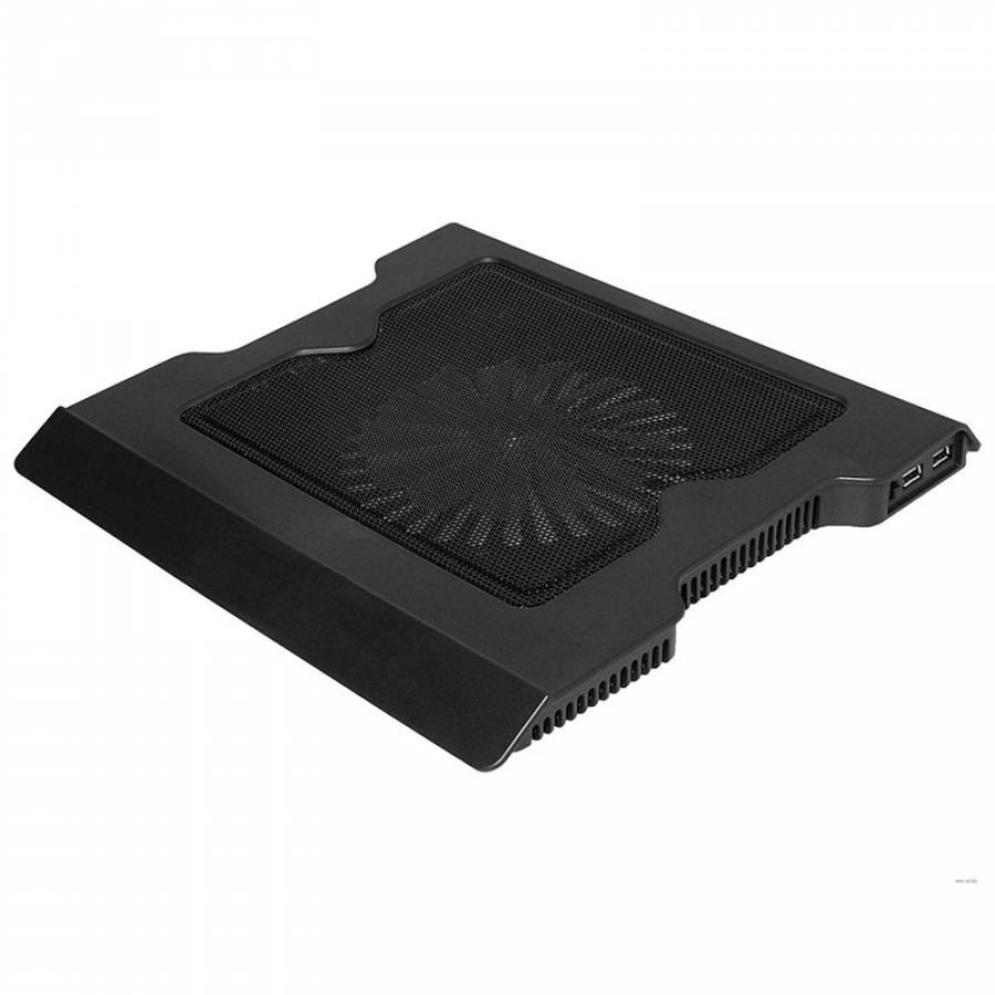Cooling Pad Pentru Laptop Cu 1 Ventilator, Klausstech, Flux De Aer De 18 Cfm , Nivel De Zgomot 29 Db, Viteza Ventilator 2400 Rpm, 1 Port Usb , Design Modern , Negru