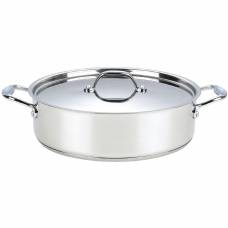 Cratita Cu Capac Inox, 22 Cm, 3 L, Capac Inox, Argintiu Cratita Cu Capac Inox, 22 Cm, 3 L, Capac Inox, Argintiu