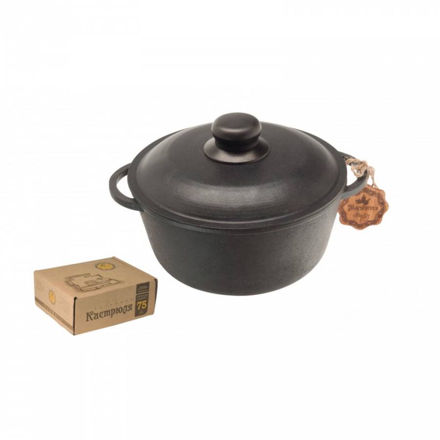 Cratita Din Fonta Maysterna Cu Capac Aluminiu, 24 X 14 Cm , 5 Litri