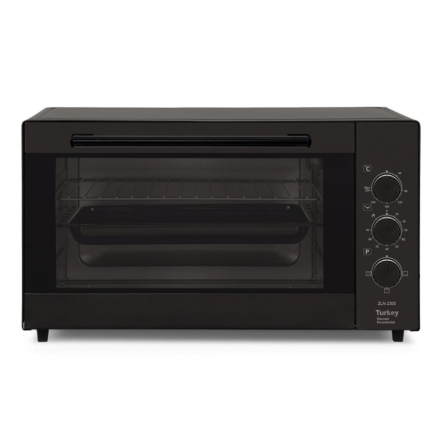 Cuptor Electric, Emailat, Capacitate 35l, Putere 1200w, Timer, Termostat Reglabil, Rezistent, Design Ergonomic, Negru