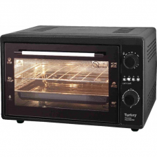 Cuptor Electric, Emailat, Capacitate 38l, Putere 1500w, Timer, Termostat Reglabil, Rezistent, Design Ergonomic, Negru