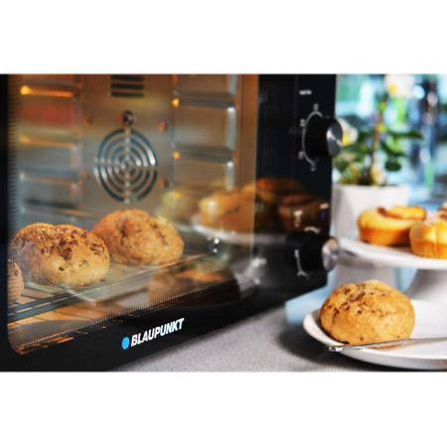 Cuptor Electric Profesional Cu Putere De 1800 W, Tehnologie Usa Geam Dublu, Capacitate De 45 L,control Temperatura, Accesorii Incluse , Culoare Negru