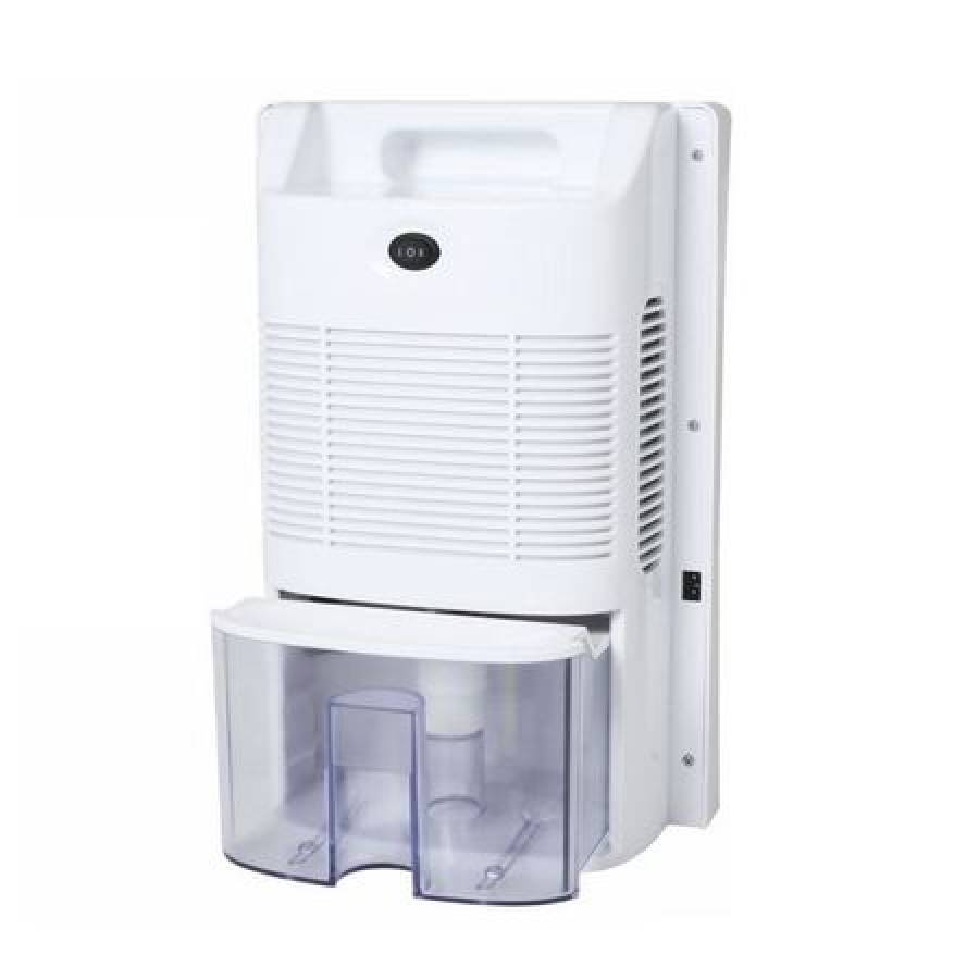 Dezumidificator De Aer Home , Capacitate Rezervor 2 Litri, Dezumidificare 700 Ml/zi , Functie De Oprire Automata , Doua Tipuri De Alimentare