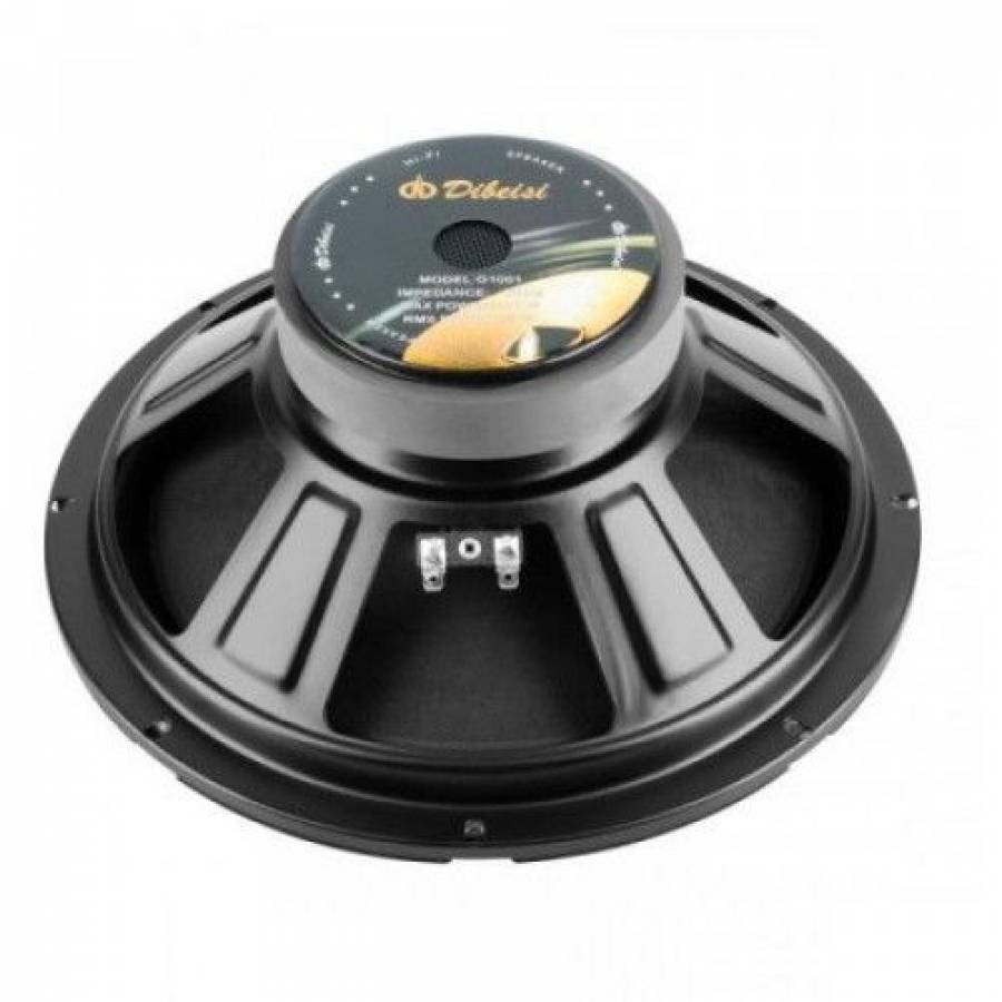 Difuzor Dibeisi De 10 Inch , Putere 110 W , 4 Ohm , Membrana Cauciucata , Culoare Negru