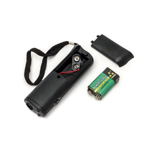 Dispozitiv Klausstech Impotriva Cainilor Agresivi, Functional Si La Antrenamente, 150 Db, Functionare Pe Baterii, Usor, Ergonomic, Modern, Negru