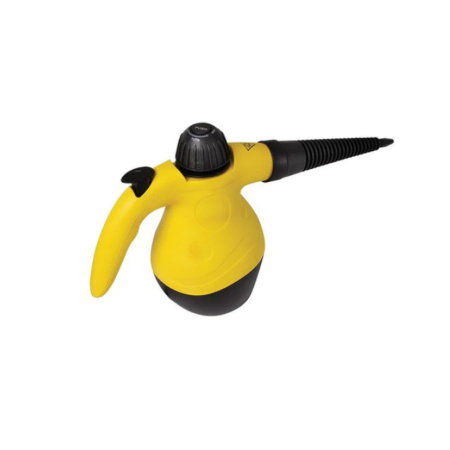 Dispozitivi KlaussTech Pentru Curatarea Cu Aburi, Putere 1000w, Pentru Diverse Suprafete, Accesorii Incluse, Greutate Redusa, Design Ergonomic Si Compact, Galben