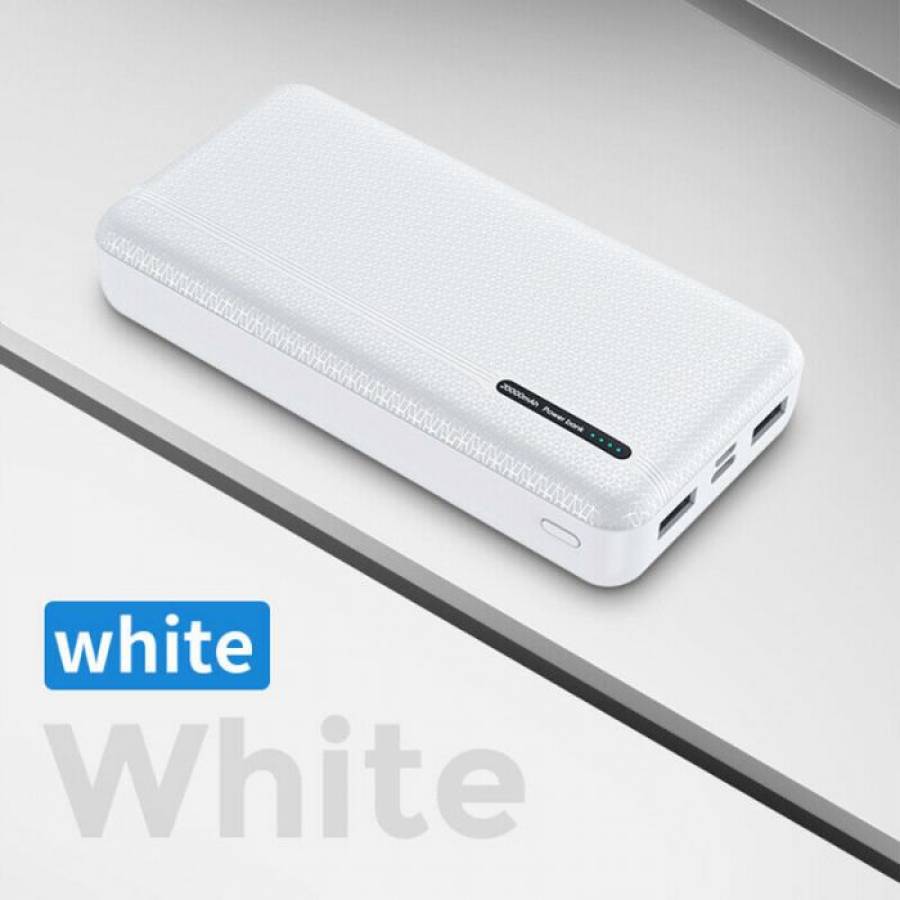 Acumulator Extern, Powerbank Joyroom, 10000 Mah, 2 Porturi, Li-polymer, Conectivitate Micro Usb Si Type C, Alb