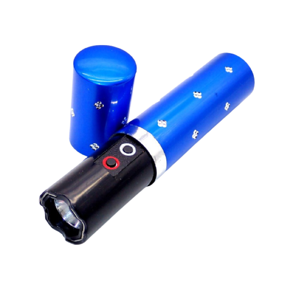 Electrosoc Tip Ruj Klausstech, Functie De Lanterna, Waterproof, Metal, Ergonomic, Usor De Folosit, Albastru
