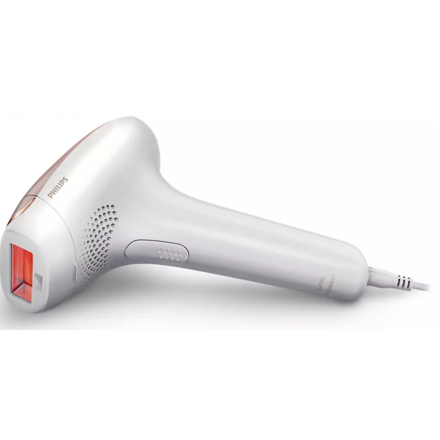 Epilator Profesional Philips Ipl Advanced, 250.000 De Pulsatii,  Filtru Uv Integrat, 5 Setari Pentru Energia Luminii, Culoare Alb/crem