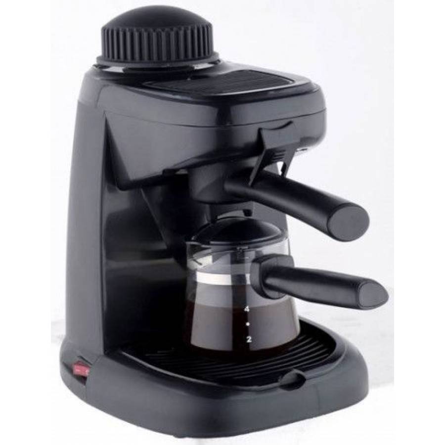 Espressor Cafea Klausstech, 650 W, Presiune De Lucru 3,5 Bar, Capacitate 4 Cesti, Picioruse Anti-alunecare, Design Clasic, Negru