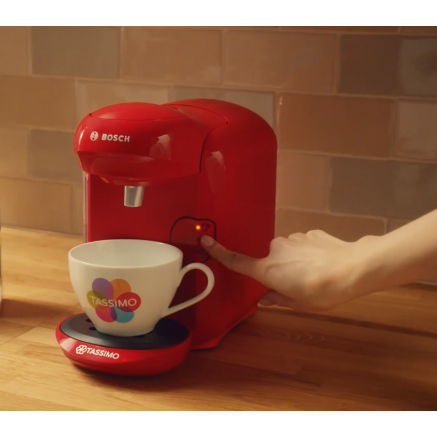 Espressor Cu Capacitate De 0.7 L, Putere De 1300w, Tehnologie Decalcefiere, Functie Autocuratare, Presiune 3.3 Bar, Functionare Cu Capsule, Culoare Rosu