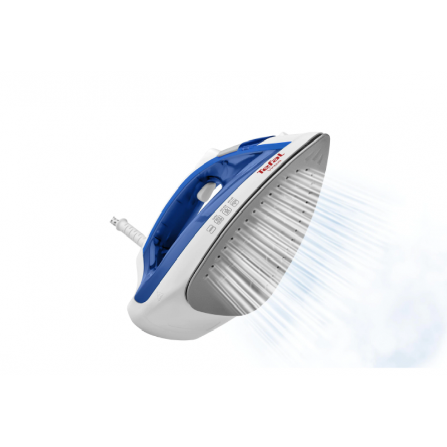 Fier Calcat Aburi, 1800w, Rezervor 0.2 L, Functie Spray, Antipicurare, Anticalcar, Antiaderenta, Jet Abur 80 G/min, Albastru/alb