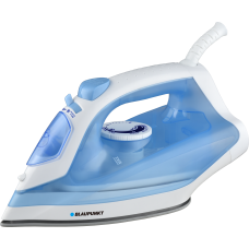 Fier De Calcat Cu Abur Blaupunkt, Putere De 2000 W, Talpa Din Otel Inoxidabil,tehnologie Anti-calcar Si Anti-picurare,jet De Abur,auto-curatare,termostat Ajustabil,alb/albastru