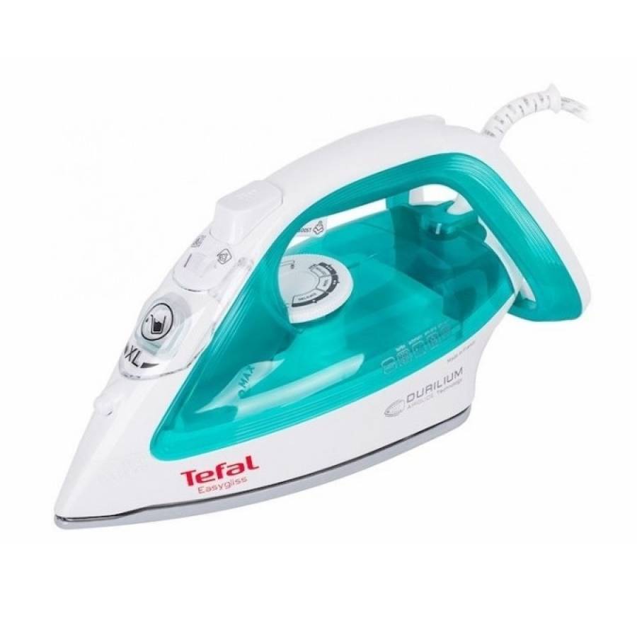 Fier De Calcat Durilium Airglide, 2400w, 0.27 L, Antipicurare, Anticalcar, Varf Precis, Jet Abur 120g/min, Culoare Albastru/alb