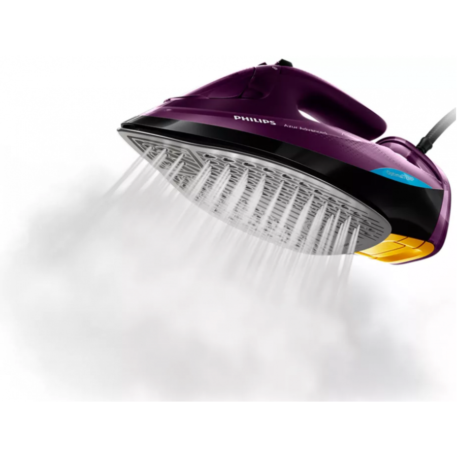 Fier De Calcat Philips , Cu Aburi,tehnologie Optimaltemp, Philips, Steamglide Plus, Jet De Abur De 230 G, Putere 3000w, Abur Continuu De 55 G/min, 330 Ml, Orificiu De Umplere, Decalcefiere, Mov