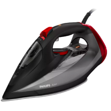 Fier De Calcat Philips Cu Talpa Steamglide Advanced, Abur Continuu De 50 G/min Si Jet De Abur De 250 G, 2600 W, Tensiune 240 V, Pulverizare Apa, Decacelfiere, Selectale Nivel Abur, Negru