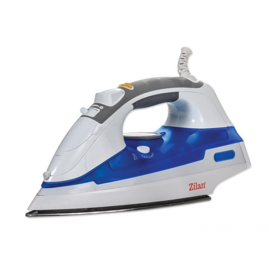 Fier Profesional De Calcat, Talpa Inox, Anticalcar, Reglarea Temperarturii, Rezervor Apa 400ml, Putere 2200w, Albastru