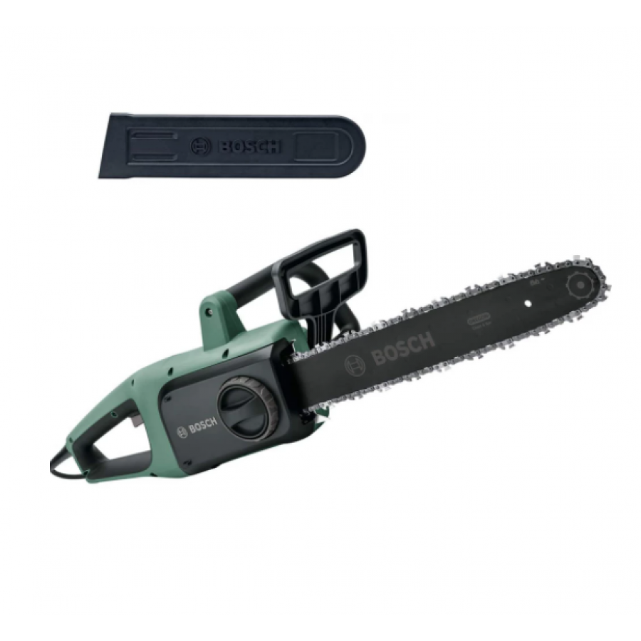 Fierastrau Electric Cu Lant De 35 Cm, Putere 1800 W, Acumulator Li-ion, Viteza Lant 12 M/s, Sistem De Franare, Constructie Ergonomic, Verde / Negru