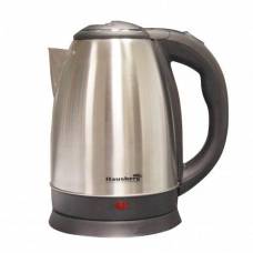 Fierbator Electric Hausberg, 1500 W, Capacitate 1,8 L, Functie Oprire Automata, Intrerupator On/off Cu Led, Cana Detasabila, Talpa Inox, Design Ergonomic, Argintiu