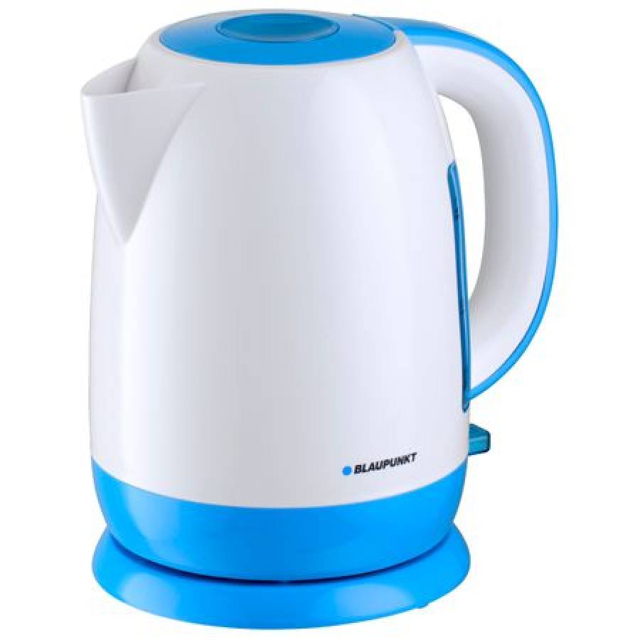 Fierbator Electric Modern Cu Putere De 2200 W,sursa Alimentare  220-240v - 50/60hz,  Capacitate De 1.7 L, Plastic De Foarte Buna Calitate,buton Deschidere Capac,alb/albastru