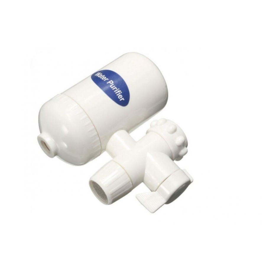 Filtru De Apa Klausstech, Usor De Folosit, Filtreaza Rezidurile, Eficienta Ridicata, Amplasare Pe Robinet, Desing Modern, Alb