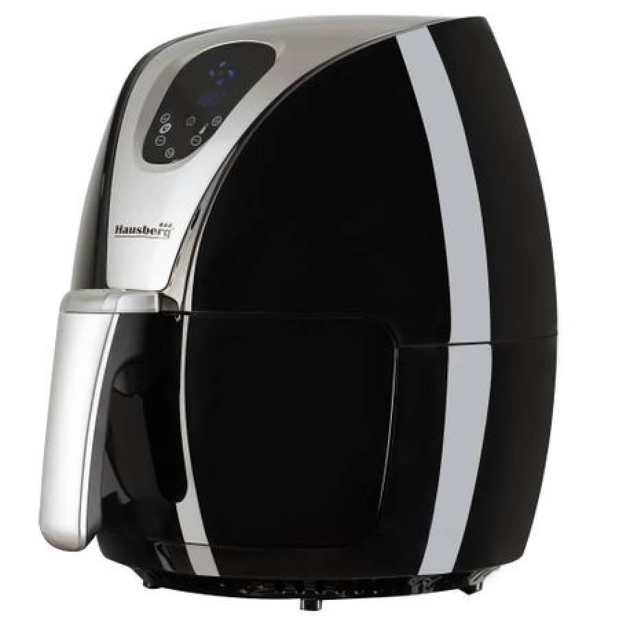 Friteuza Electrica, 1500 W, Afisare Lcd, Control Temperatura 80 - 200° C, Capacitate 2, 6 L, Temporizator De Pana La 30 Min, Metoda Sanatoasa De Prajire, Design Modern, Negru