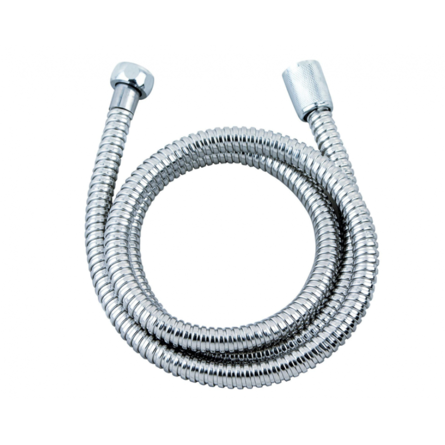 Furtun De Dus    klausstech, Lungime 1.5m, Racord Alimentare Din Alama, Finisaj Lucios, Argintiu