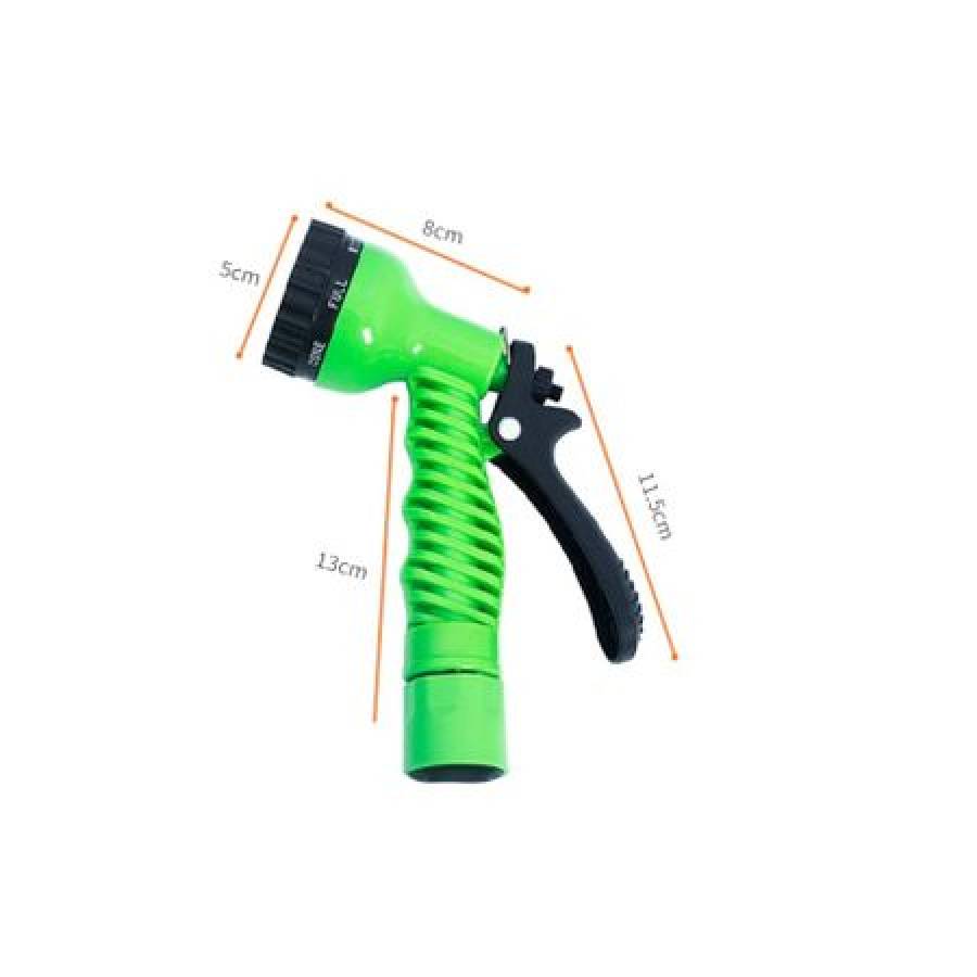 Furtun KlaussTech De Gradina Cu 7 Moduri De Stropire, Extensibil, Lungime 36-40 Metri, Culoare Verde