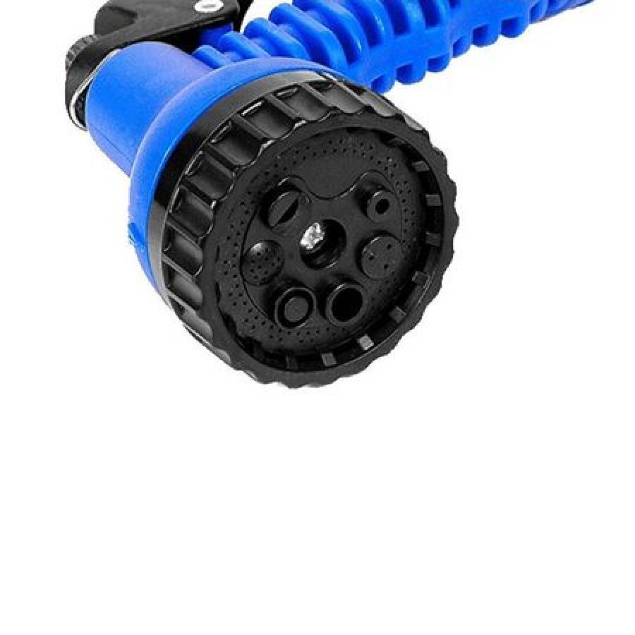 Furtun KlaussTech Extensibil De Gradina Cu Pistol Pulverizare Apa, Lungime 30 M, Usor De Transportat, Presiune De Lucru 6 Bar, Utilizare Suprateran, Albastru